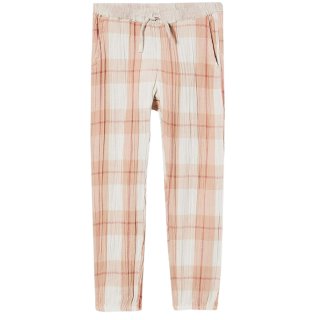 NoaNoa Mini Bonded Cotton Trousers Art Red 5Y