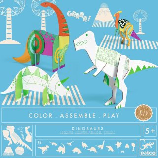 DIY - Dinosaurier zum Ausmalen