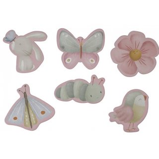 6in1 Formen Puzzle Flowers & Butterflies