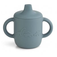 Silicone Cup Neil Dino Whale Blue
