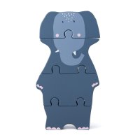 Wooden Body Puzzle Mrs. Elephant