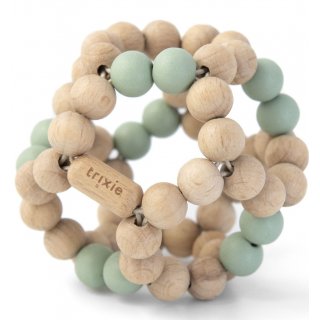 Wooden Beads Ball - Mint