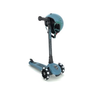Scoot and Ride Highwaykick 3 steel blue LED