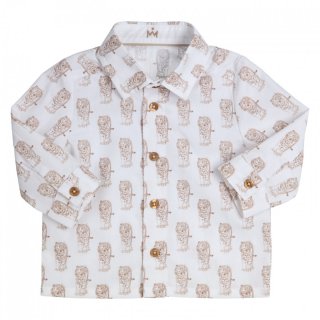 Gymp Shirt Longsleeve Tigra White/Camel