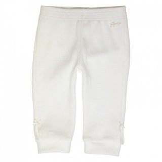 Gymp Pants with Split/Bow White  104