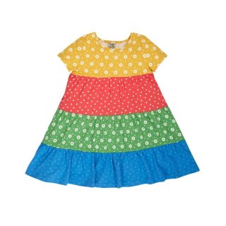 Frugi Rosie Rainbow Jersey Dress 0-3M
