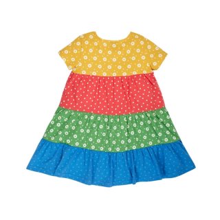 Frugi Rosie Rainbow Jersey Dress 0-3M