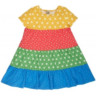 Frugi Rosie Rainbow Jersey Dress 0-3M