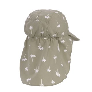 Lässig LSF Sun Protection Flap Hat Palms Olive
