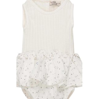 My little Cozmo Baby Skirt Romper Star-Print Ivory