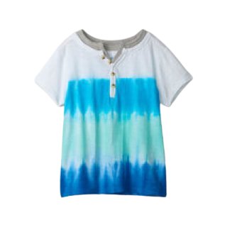 Hatley T-Shirt Island dip dye Hanley Blue Danube