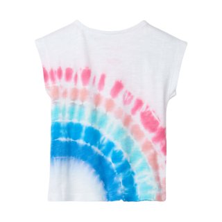 Hatley Baby T-Shirt Tie Dye Rainbow Aruba Blue  12-18M