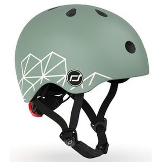 Scoot and Ride Helm XXS-S Graphics Green Lines