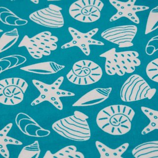 Frugi Spring Skater Dress Camper Blue Seashells 3-6M