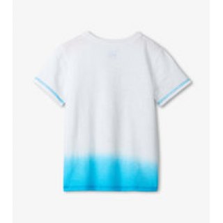 Hatley T-Shirt Pirate Ship Graphic Tee Wei/Blau  2Y