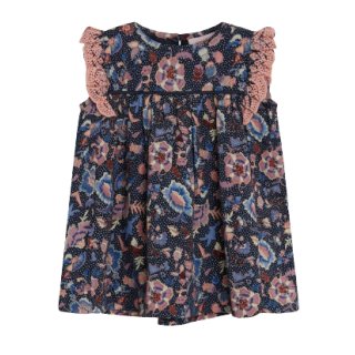 NoaNoa Baby Floral Viscose Dress Print Blue 3M