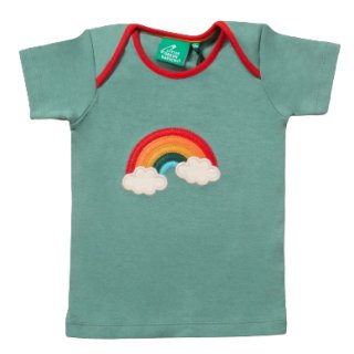 Little Green Radicals Baby Over The Rainbow Applique...