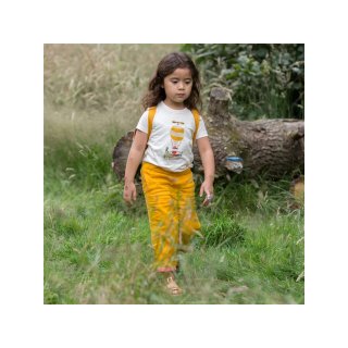 Little Green Radicals Take to the Skies Short Sleeve T-Shirt Creme 7-8Y