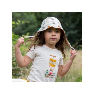 Little Green Radicals Take to the Skies Short Sleeve T-Shirt Creme 7-8Y