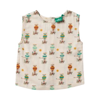 Little Green Radicals Take to the Skies Sleeveless Blouse 12-18M