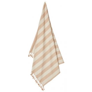 Mona Beach Towel Stripe Pale Tuscany / Sandy
