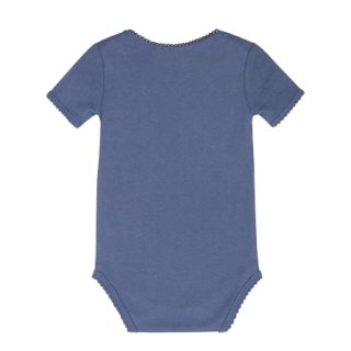 NoaNoa Baby Body Rib Blue Indigo  3M