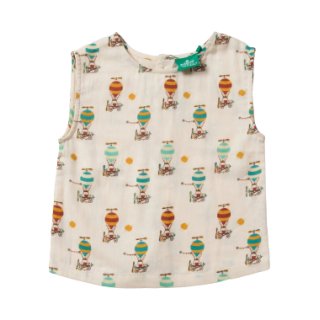 Little Green Radicals Take to the Skies Sleeveless Blouse 9-12M