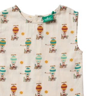 Little Green Radicals Take to the Skies Sleeveless Blouse 9-12M