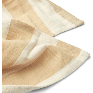Lewis Muslin Cloth 2-Pack Stripe Safari / Sandy