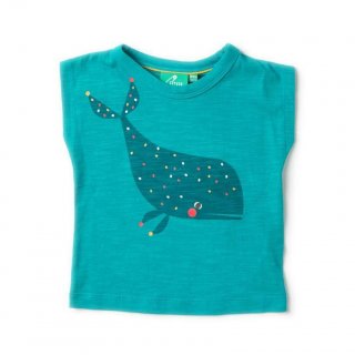 Little Green Radicals Whale Breezy T-Shirt 2-3Y