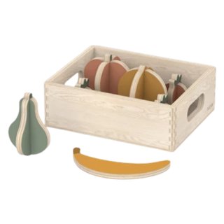 Fruits In Wooden Box