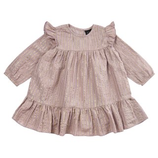 Petit Sofie Schnoor Dress Golden Stripes Purple 74