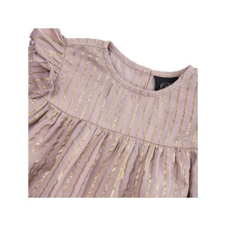 Petit Sofie Schnoor Dress Golden Stripes Purple 74