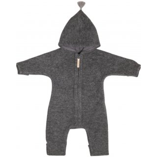 Kitzheimat Overall JUN Wool Fleece Grey / Dark Grey
