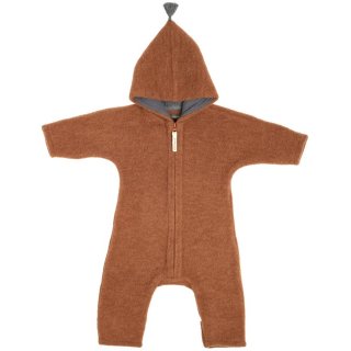 Kitzheimat Overall JUN Wool Fleece Copper / Dark Grey