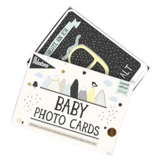 Baby Photo Cards von Milestone - Over the moon - deutsche...