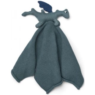 Milo Knit Cuddle Cloth Dragon Whale Blue Mix