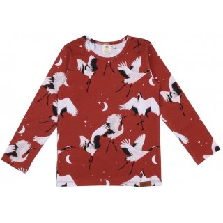 Walkiddy Langarm Shirt Dancing Cranes 98