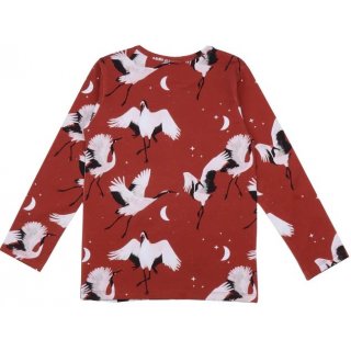 Walkiddy Langarm Shirt Dancing Cranes 98