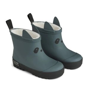 Jeese Thermo Rainboot Whale blue/Black Mix