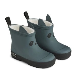 Jeese Thermo Rainboot Whale Blue/Black Mix 24