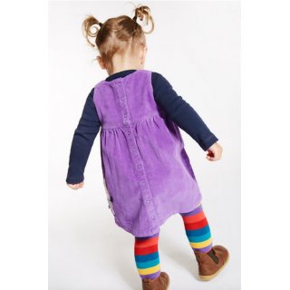 Frugi Dress Thistle/Zebra Lila