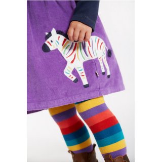 Frugi Dress Thistle/Zebra Lila 0-3M