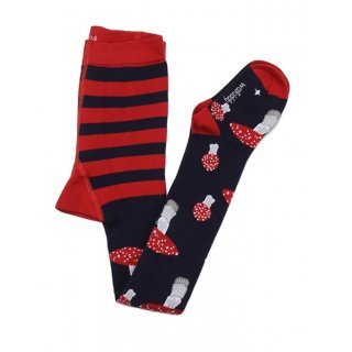 Walkiddy Strumpfhose Wonderland Rot/Blau