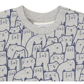 Sense Organics NOLANI Baby Sweater Cat Grey  12M
