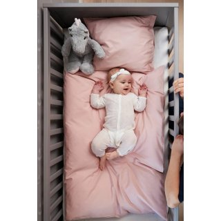 Flexa Luna mitwachsendes Babybett - glatte Endtafelung Grau