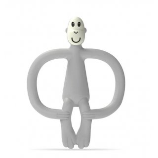 Matchstick Monkey Teether cool grey