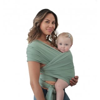 Mushie Baby Wrap Roman Green