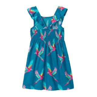 Hatley Girl Dress Tropical Parrots 3Y