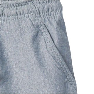 Hatley Chambray Toddler Pull on Shorts greyblue